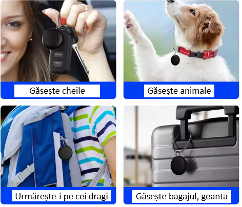 Air Tracker – Dispozitiv inteligent de urmărire Bluetooth, localizator pentru obiecte